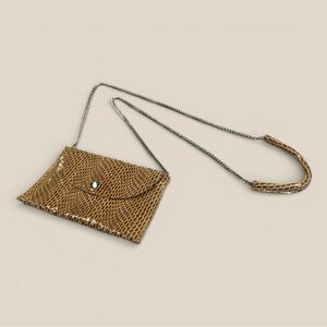 Sorial New York Snakeskin Embossed Leather Small Crossbody Bag